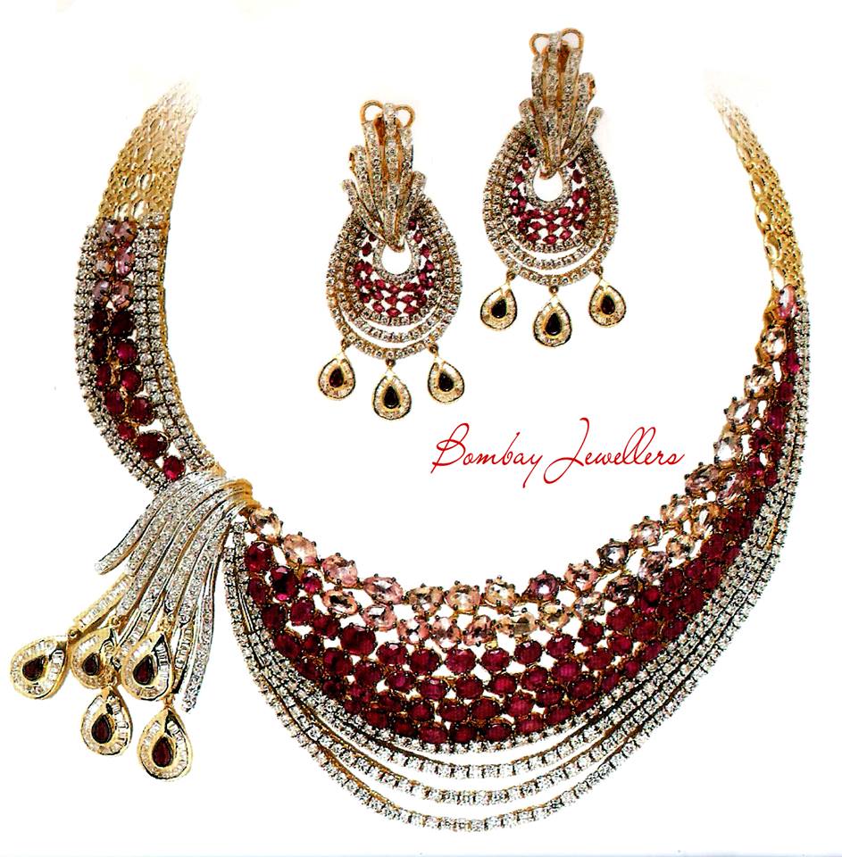Fashionable Necklace Latest Designs by Bombay Jewellers