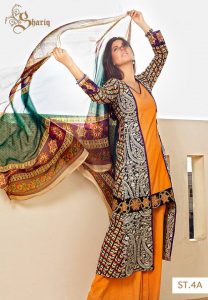 Sahil Embroidered Collection 2013-14 for women by Shariq Textile (1)