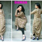 Damak Stylish Winter Dresses Collection 2013-14 For Women