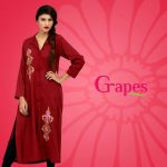 Grapes The Brand Stylish Dresses Kurta Design 2013-2014 For Women