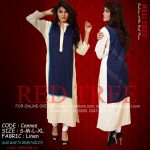 Red Tree Simple Casual Winter Kurti Dresses 2013 for Girls (8)