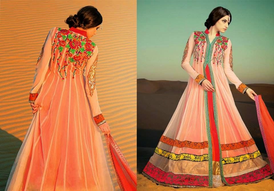 Frock style dresses Pakistani with embroidered net fabric – Nameera by  Farooq-mncb.edu.vn