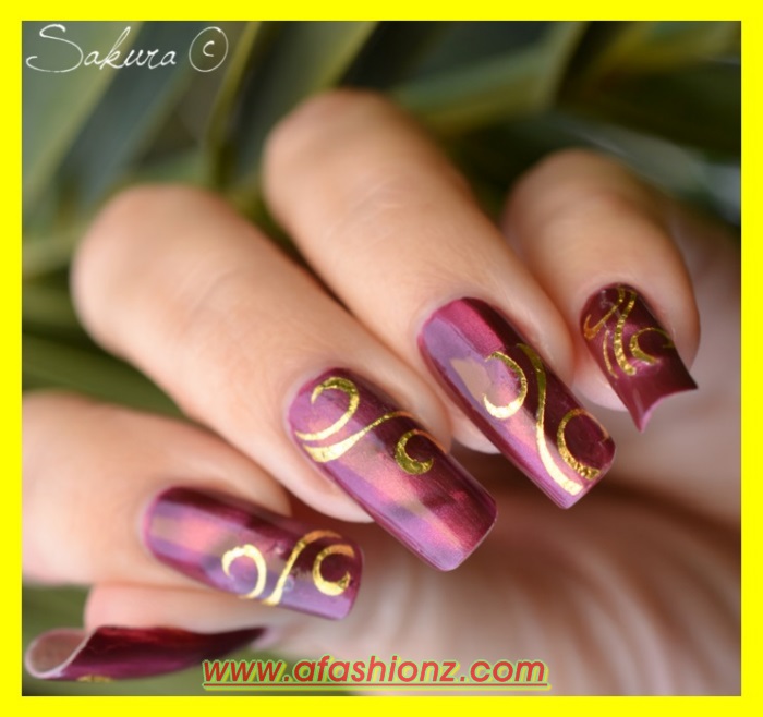 Latest Stylish Nail Art Design Collection For Girls