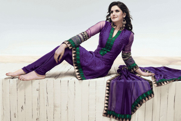 Pakistani Designer Dresses Churidar Pajama Trend For Girls 