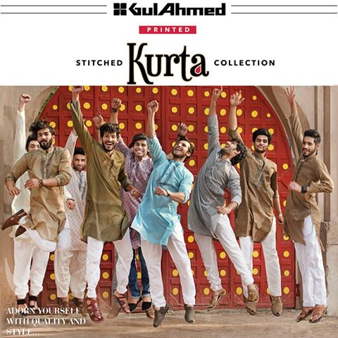 Gul Ahmad Men Kurta Eid Collection 2016
