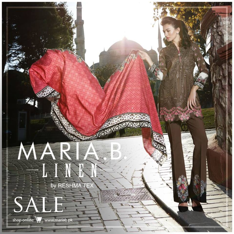 Maria B SpringSummer Linen Sale 2017 Latest Designs