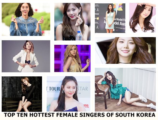 Hottest Top Ten Females Singers of South Korea